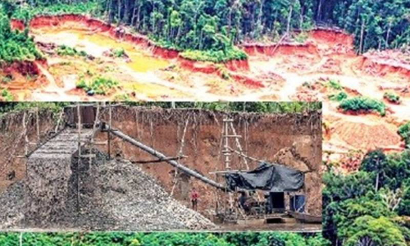 Las economías criminales asociadas a la minería ilegal siguen expandiéndose en ambas naciones / Foto: cortesía Diario Uno Perú