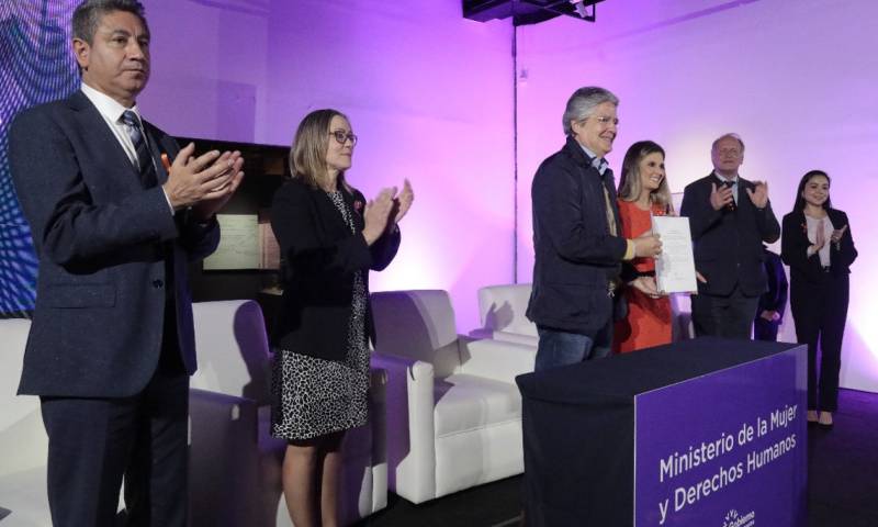 Esta nueva cartera del gabinete de Lasso funcionará a partir de la actual Secretaría de Derechos Humanos y liderará el RUV / Foto: cortesía Presiencia