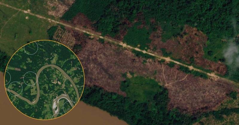 Más de 70 de estas pistas son utilizadas por redes criminales / Foto: cortesía Mongabay