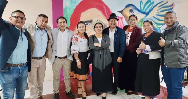 Pachakutik consiguió 9 asambleístas en las últimas elecciones / Foto: cortesía Pachakutik