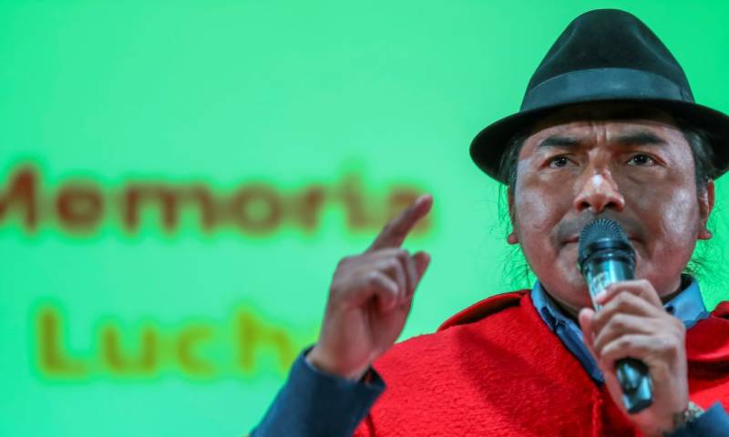 El líder indígena dijo, además, que la cúpula indígena soporta una persecución permanente / Foto: EFE
