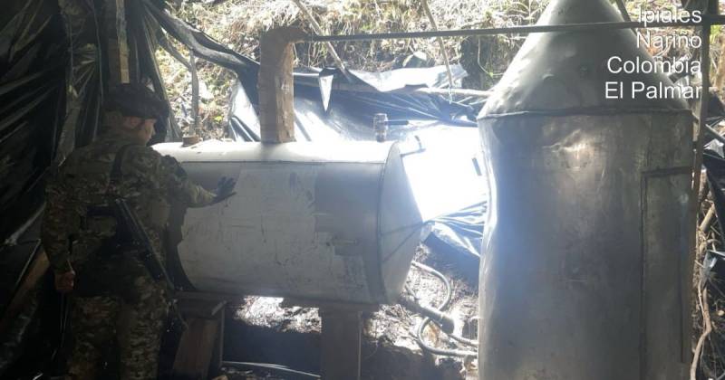 Las fuerzas militares ecuatorianas resguardaron la línea de frontera para evitar la fuga de personas involucradas / Foto: cortesía Ejército ecuatoriano