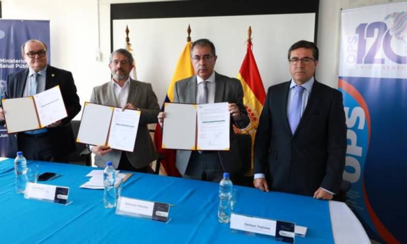 Este canje ha permitido aplicar vacunas antipolio trivalentes a 197.800 niños menores de cinco años en Ecuador / Foto: cortesía Embajada de España en Ecuador