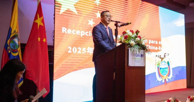 Xiangyang destacó el papel de los participantes ecuatorianos / Foto: cortesía Cancillería 