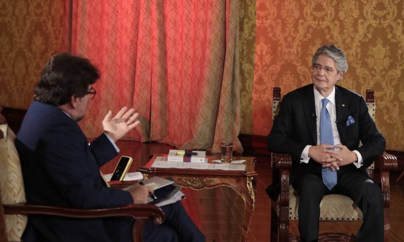 Lasso acusó a Correa, Nebot e Iza de conspirar contra la democracia / Foto: cortesía Presidencia