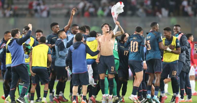 Ecuador festejó en Lima la clasificación al Mundial 2026 / Foto: EFE