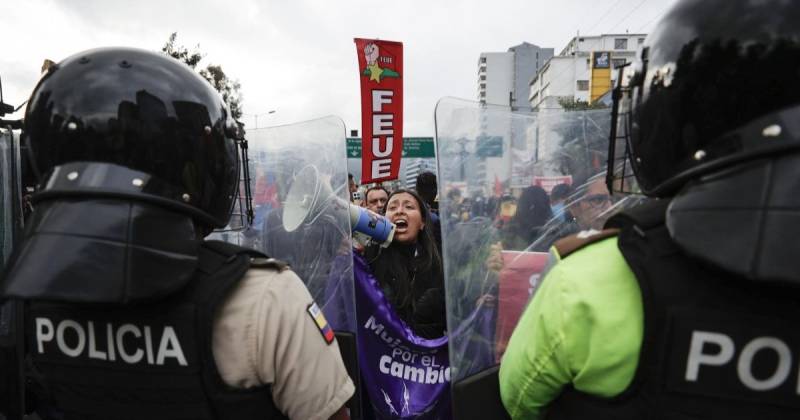Las manifestaciones comenzaron por el rechazo a la eliminación del subsidio al diésel / Foto: EFE