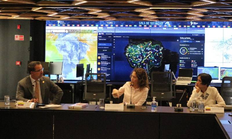 Analizaron las acciones de protección de territorios amazónicos y establecieron una agenda de trabajo para este año / Foto: cortesía ministerio de Ambiente