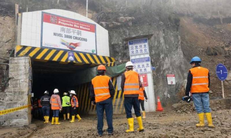 Potencial. El sector minero podría ser el 4% del PIB en 2021. Foto: La Hora