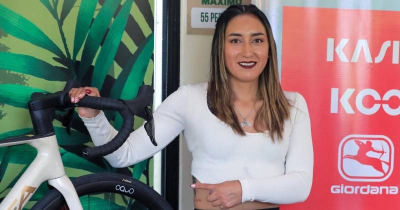 Miryam Núñez también es reconocida como la primera ciclista ecuatoriana en firmar con un equipo europeo profesional / Foto: EFE