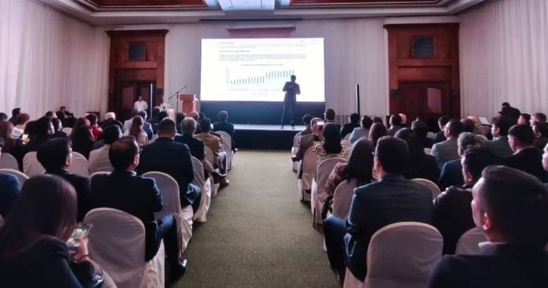 El análisis fue presentado por Humboldt Management y Aequus Economics / Foto: cortesía Cámara de Minería del Ecuador