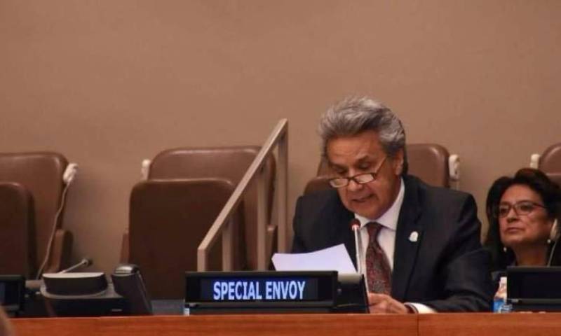 Exvicepresidente de Ecuador, Lenin Moreno, enviado especial del Secretario de Naciones Unidas, Banki-moon, en materia de discapacidades. Foto: Internet