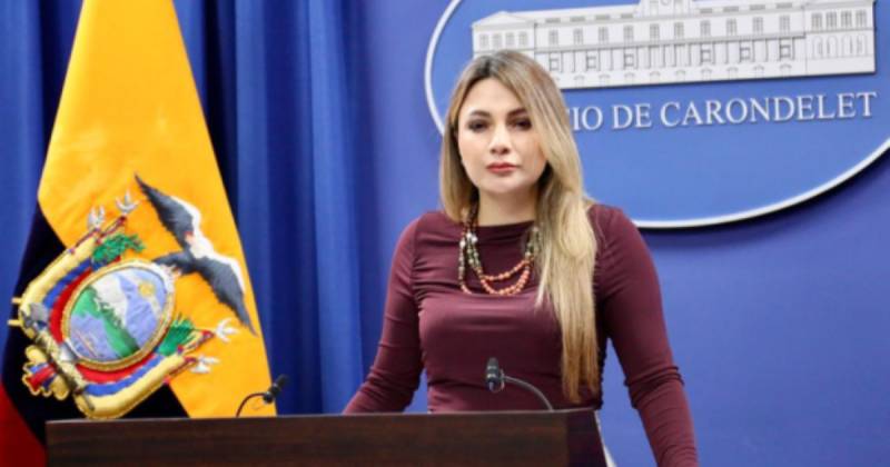 Carolina Jaramillo brindó su rueda de prensa semanal / Foto: cortesía Expreso
