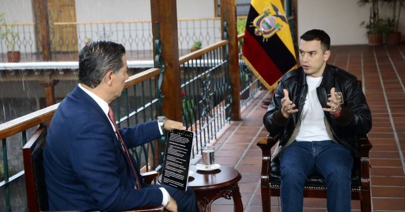 El presidente Daniel Noboa fue entrevistado por CNN la semana pasada / cortesía Presidencia