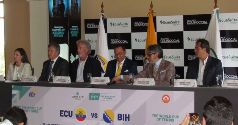Será la cuarta ocasión en que el equipo de Copa Davis de Ecuador hará de local en Quito / Foto: cortesía Federación Ecuatoriana de Tenis