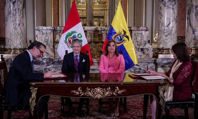 Lasso comenzó sus actividades oficiales en Lima con una primera visita al Palacio de Gobierno / Foto: cortesía Presidencia