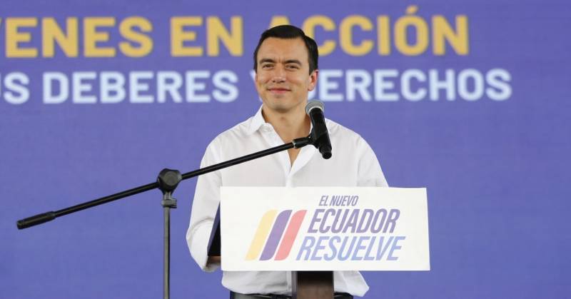 Noboa también mencionó la auditoría sobre el proyecto de Refinería del Pacífico / Foto: cortesía Presidencia