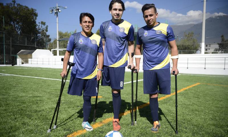 La sección de personas con discapacidad física sueña con clasificar al Mundial de fútbol Turquía 2022 / Foto: cortesía Ministerio de Deporte