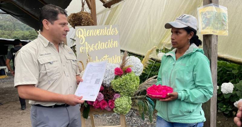 El ministro de Agricultura y Ganadería, Danilo Palacios, visitó ayer El Chaco / Foto: cortesía MAG