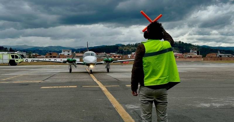 La ruta Macas–Cuenca funcionará los lunes, miércoles y viernes a las 09:00 / Foto: cortesía Aeropuerto Cuenca