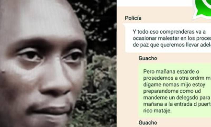 Las comunicaciones entre Guacho y el policía se iniciaron en noviembre de 2017. Foto: La República