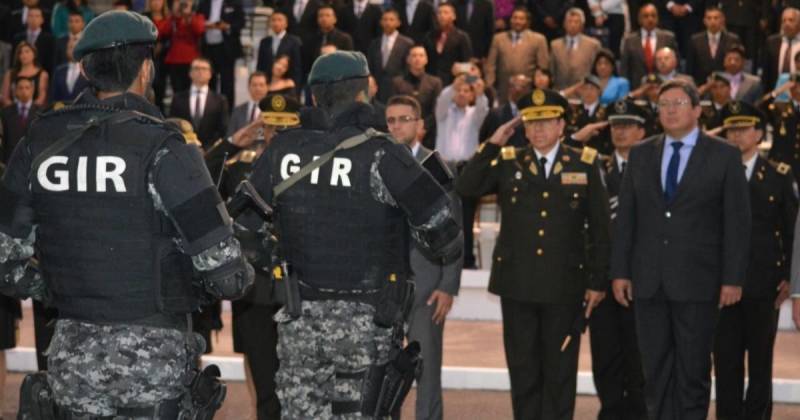 Durante esta intervención, falleció el sargento del Grupo de Intervención y Rescate (GIR) / Foto: cortesía Ministerio de Gobierno