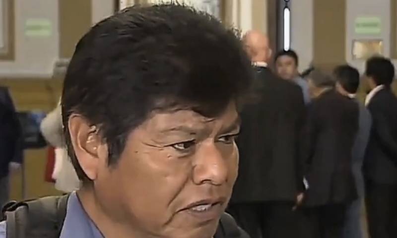 Miguel Meza señaló que realizarán una asamblea popular para organizar el paro indefinido / Foto: cortesía