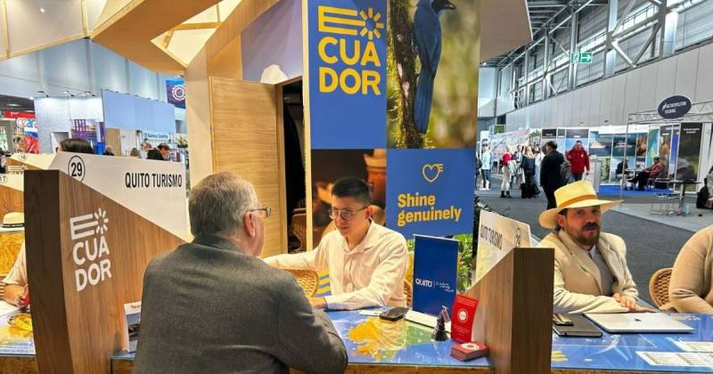 La gastronomía ecuatoriana también tuvo un espacio destacado con demostraciones en vivo / Foto: cortesía Quito Turismo