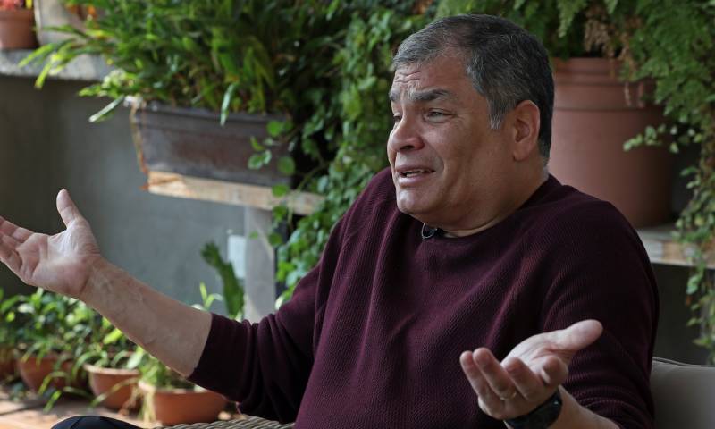 Bélgica ha concedido asilo político al expresidente de Ecuador, Rafael Correa, confirmó a Efe el abogado del exmandatario, Christophe Marchand. / Foto: EFE