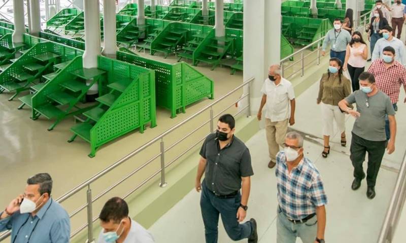 El mercado Plaza Central de Portoviejo fue inaugurado el 17 de octubre de 2021 / Foto: cortesía Alcaldía de Portoviejo