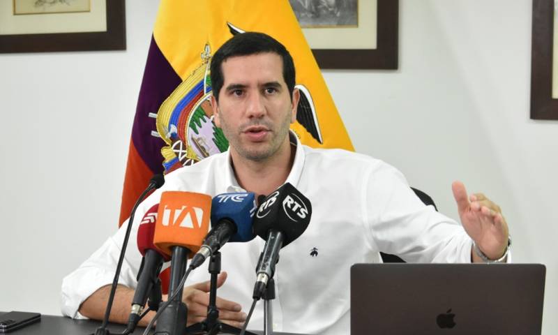 La décima octava rueda de prensa se realizó en el Gobierno Zonal de Guayaquil / Foto: cortesía Ministerio de Energía