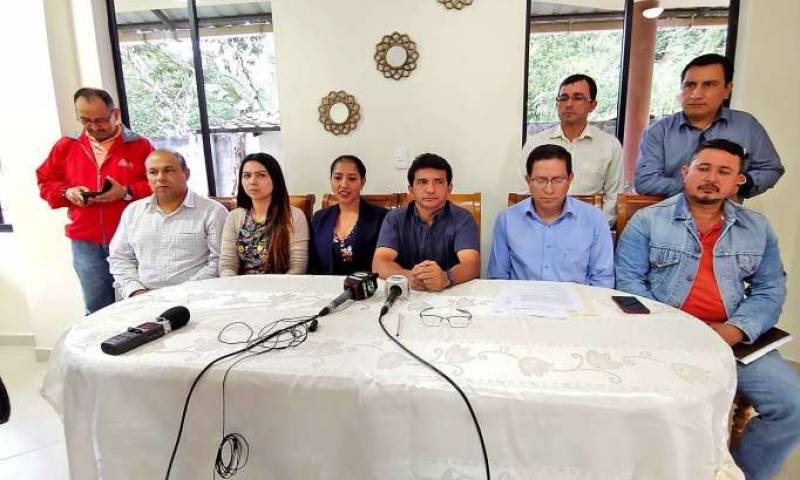 SITUACIÓN. Cléver Jiménez dice que hay una negativa del prefecto saliente de entregar información. Foto: La Hora