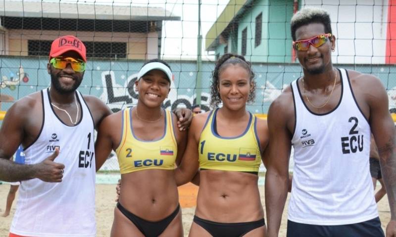 Ecuador, a torneos en Chile para la clasificación al Mundial de Voleibol Playa / Foto: EFE