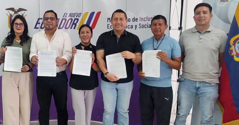 Estos acuerdos permitirán brindar atención a 580 personas./ Foto: cortesía MIES