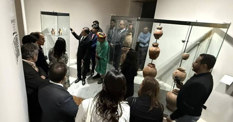 El museo resguarda más de 58.000 bienes precolombinos de la cultura Caranqui / Foto: cortesía Embajada de EE.UU.
