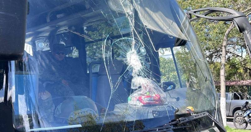 La Conaie opinó que el convoy "siempre fue una operación militar disfrazada" / Foto: cortesía Fuerzas Armadas