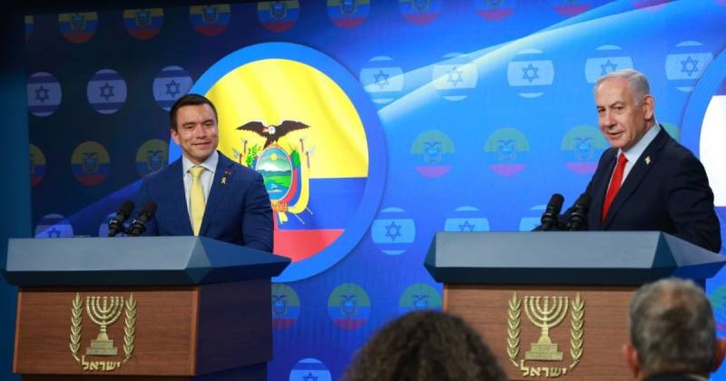 Netanyahu felicitó a Noboa por su reciente victoria electoral / Foto: cortesía Presidencia