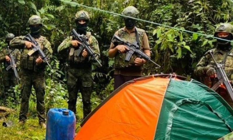 El operativo se desarrolló en el sector Flor del Valle./ Foto: cortesía Ministerio de Defensa