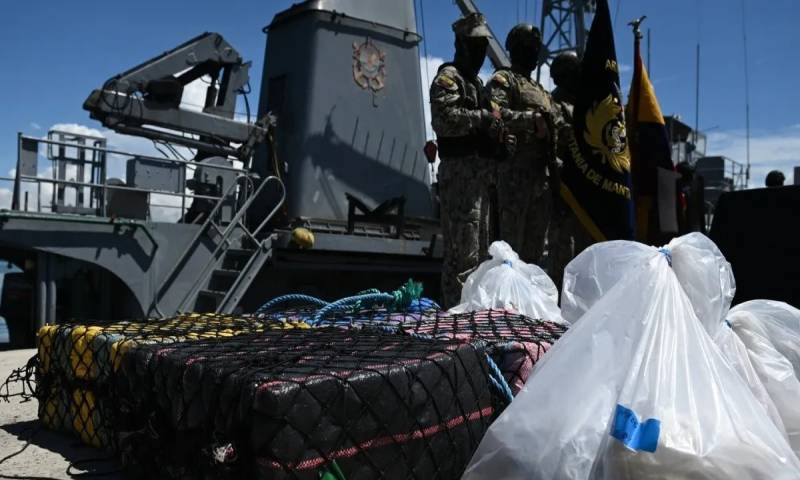 Según estimaciones oficiales, la droga tenía como destino Norteamérica, donde su valor alcanzaría los 78 millones de dólares / Foto: cortesía API