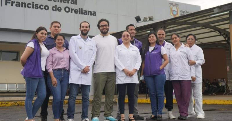 El recorrido por los centros salud de Orellana se realizó el 27 y 28 de marzo / Foto: cortesía Ministerio de Salud