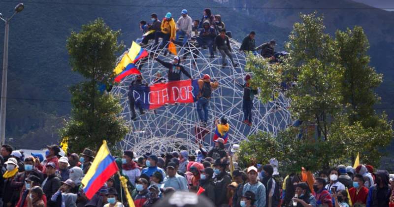 El paro de la Conaie en junio 2022 duró 18 días / Foto: cortesía Wambra Medio Comunitario