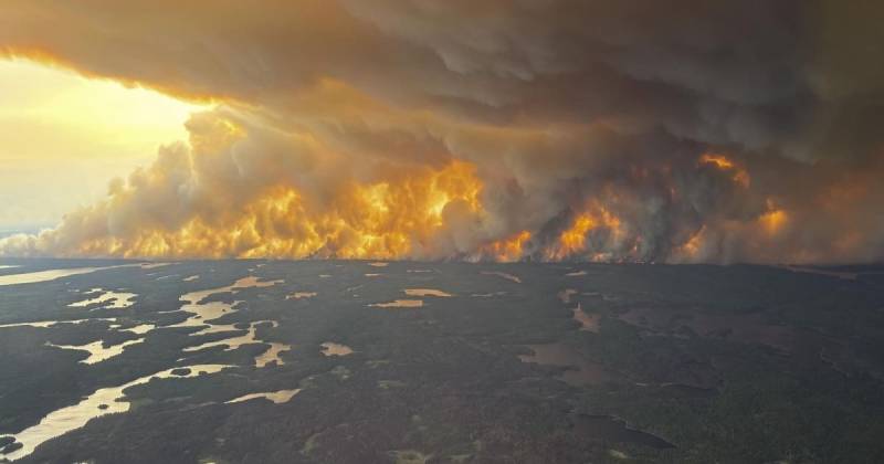 Manitoba tiene activos 27 incendios forestales / Foto: EFE