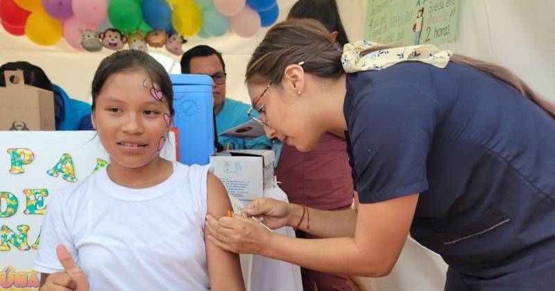 El esquema nacional de vacunación no se realizaba desde hace 14 años / Foto: cortesía Ministerio de Salud