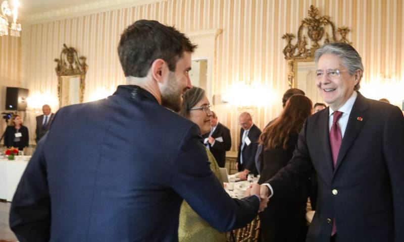 El mandatario señaló que este año se proyecta un déficit de alrededor de 2 puntos del PIB, demostrando “una mejora sustancial en el manejo fiscal” / Foto: cortesía Secretaria General de Comunicación de la Presidenciaría