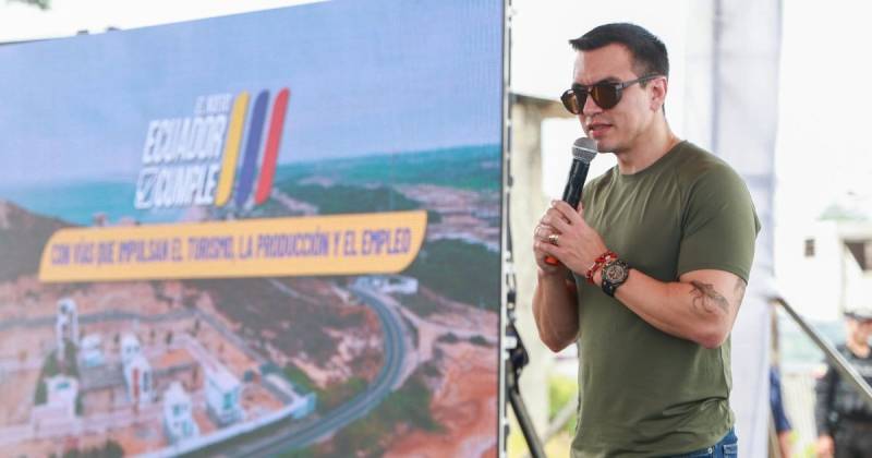 Noboa viajó a Estados Unidos después del revés que sufrió el 16 de noviembre en las urnas / Foto: cortesía Presidencia