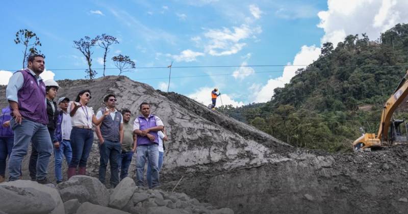 La variante provisional se realiza en el tramo El Chaco, límite de Napo y Sucumbíos / Foto: cortesía MIT