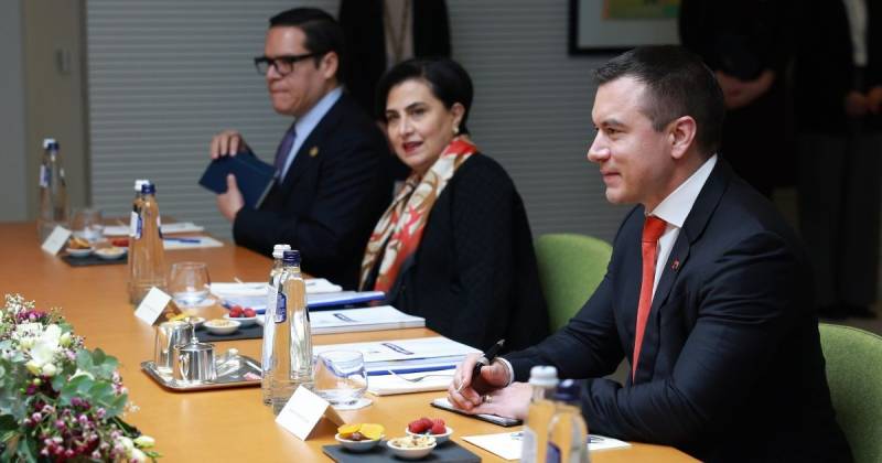 Daniel Noboa acaba de regresar de su viaje a Suiza y Bélgica / Foto: cortesía Presidencia