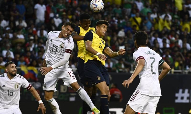 Ecuador igualó con México en Chicago / Foto: EFE
