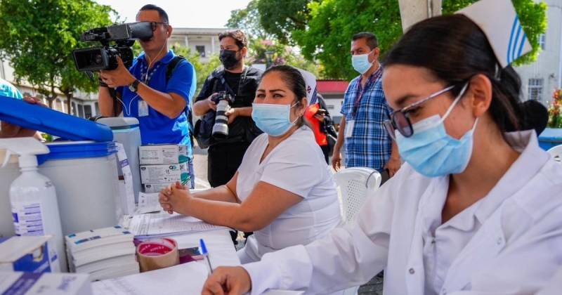 Las medidas tomadas por el Gobierno incluyen campañas de vacunación escolar / Foto: cortesía Ministerio de Salud