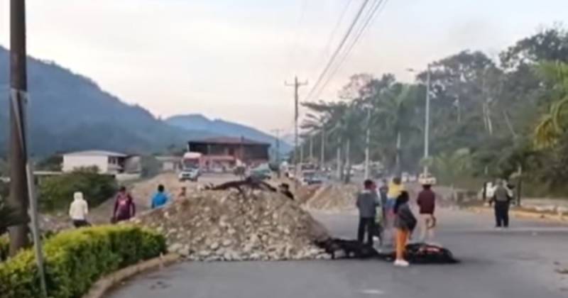 Las protestas se concentran en el cantón Centinela del Cóndor / Foto: cortesía